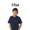 6 Pack Gildan Softstyle Youth Midweight Short Sleeve Crew-Neck T-Shirt for School, Sports & Everyday Wear Kids Tee